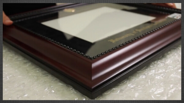 Diploma Frame in Bubble Wrap diploma frame bubble wrap