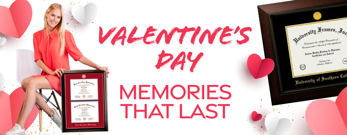 Make Memories Last Past Valentine’s Day with Custom Diploma Frames for Life’s Special Moments