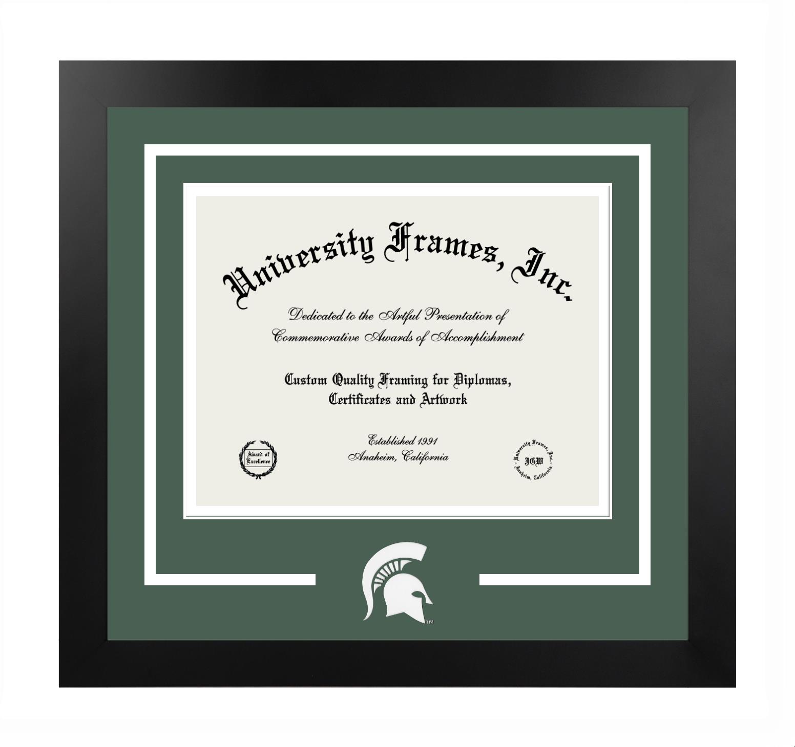 Campus Images CMBS001810 8 X 10 In. Classic Certificate Frame With Black Gold Mats Black 8in X 10in Campus Images CMBS001810 8 X 10 In. Classic Certificate Frame With Black Gold Mats Black 8in X 10in